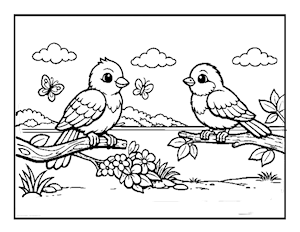 2 Blue Birds